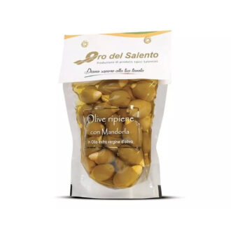 Olive verdi ripiene con Mandorle