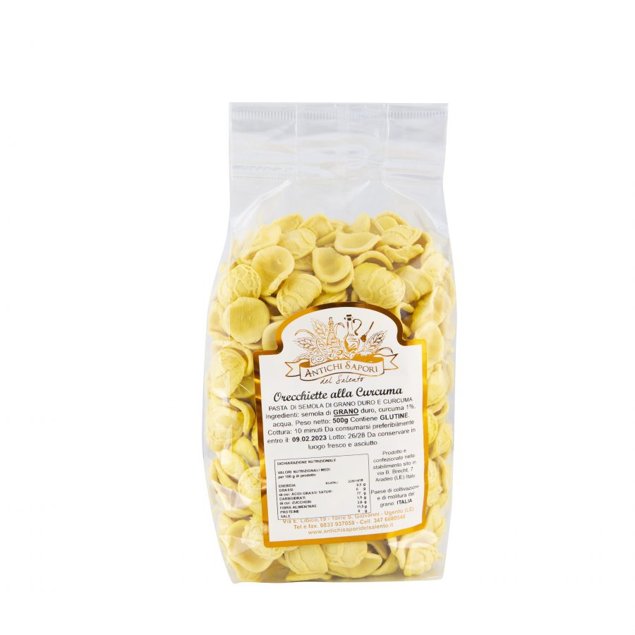 Antichi Sapori - Orecchiette alla curcuma