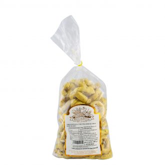 Antichi Sapori - Tarallini alla curcuma con semi di chia e semi di lino